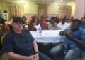 Photo of the Founder of OAIDC at a two day training programme on Complaints and Feedback Mechanisms (CFM) for stakeholders in Internally Displaced Persons (IDP) camps across the state