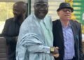 Adeyi Onah Daniel, Secretary of the National Population Commission (NPC) in a picture with Aminu Yusuf, the new Chairman of the NPC